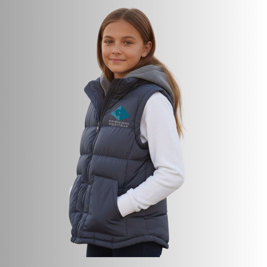 Foundations Youth Hooded Puffy Vest