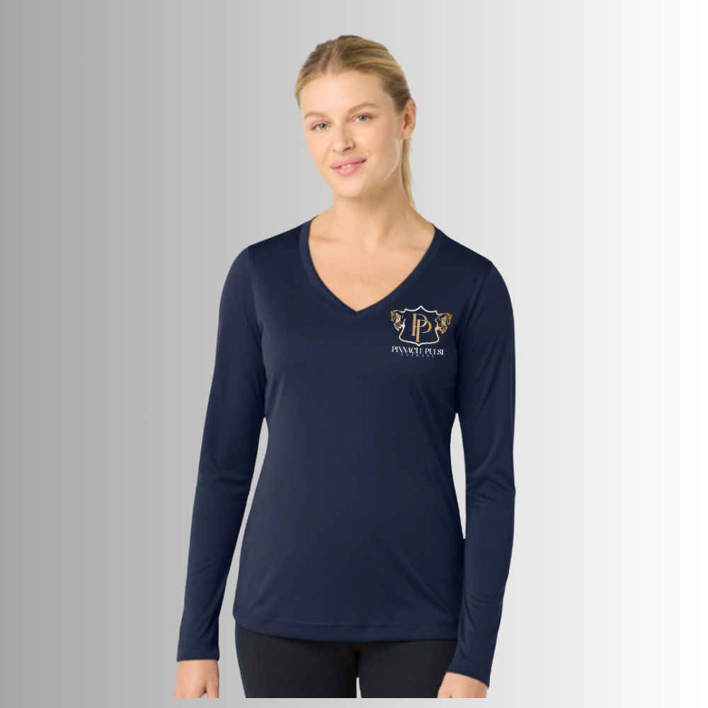 Pinnacle Sport-Tek® Women's Long Sleeve PosiCharge® Competitor™ V-Neck Tee