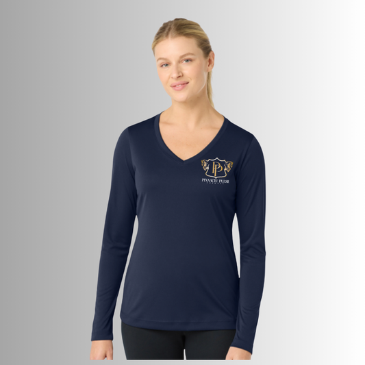 Pinnacle Sport-Tek® Women's Long Sleeve PosiCharge® Competitor™ V-Neck Tee