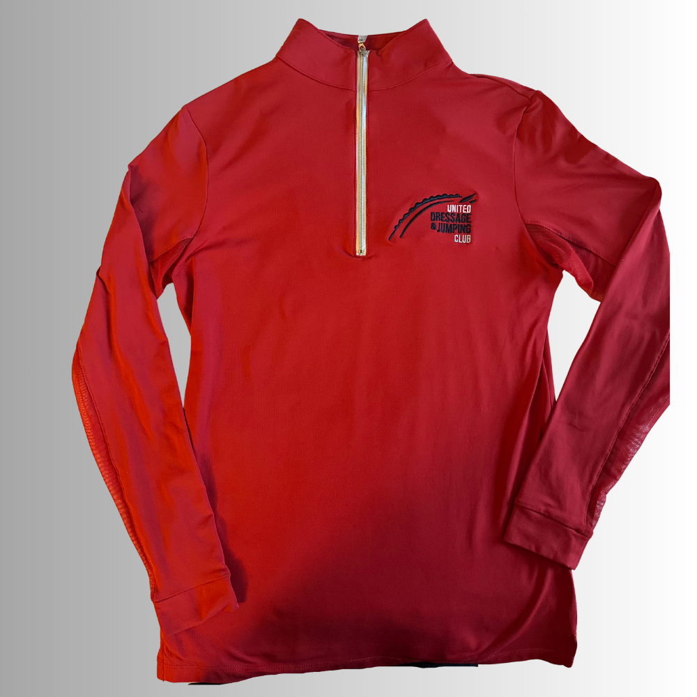 UDJC Tailored Sportsman Long Sleeve Zip Top- Show Stock