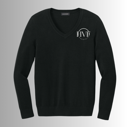 HVF Women's V-neck Sweater