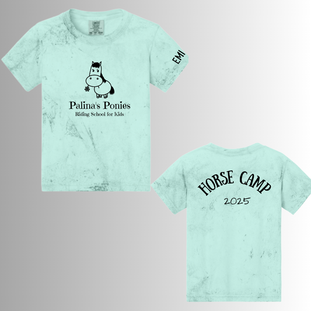 Palina's Comfort Colors Youth Horse Camp Tee