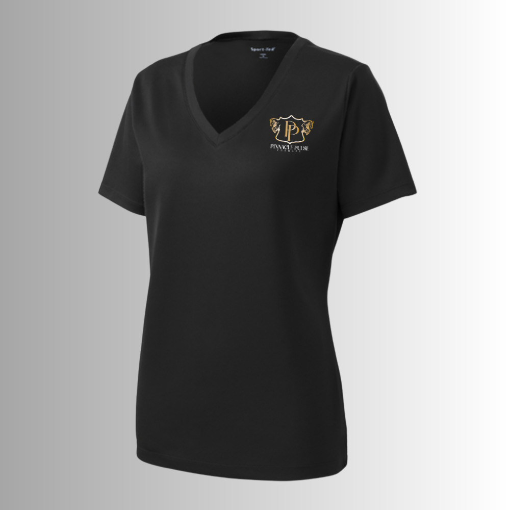 Pinnacle Sport-Tek® Women's PosiCharge® RacerMesh® V-Neck Tee