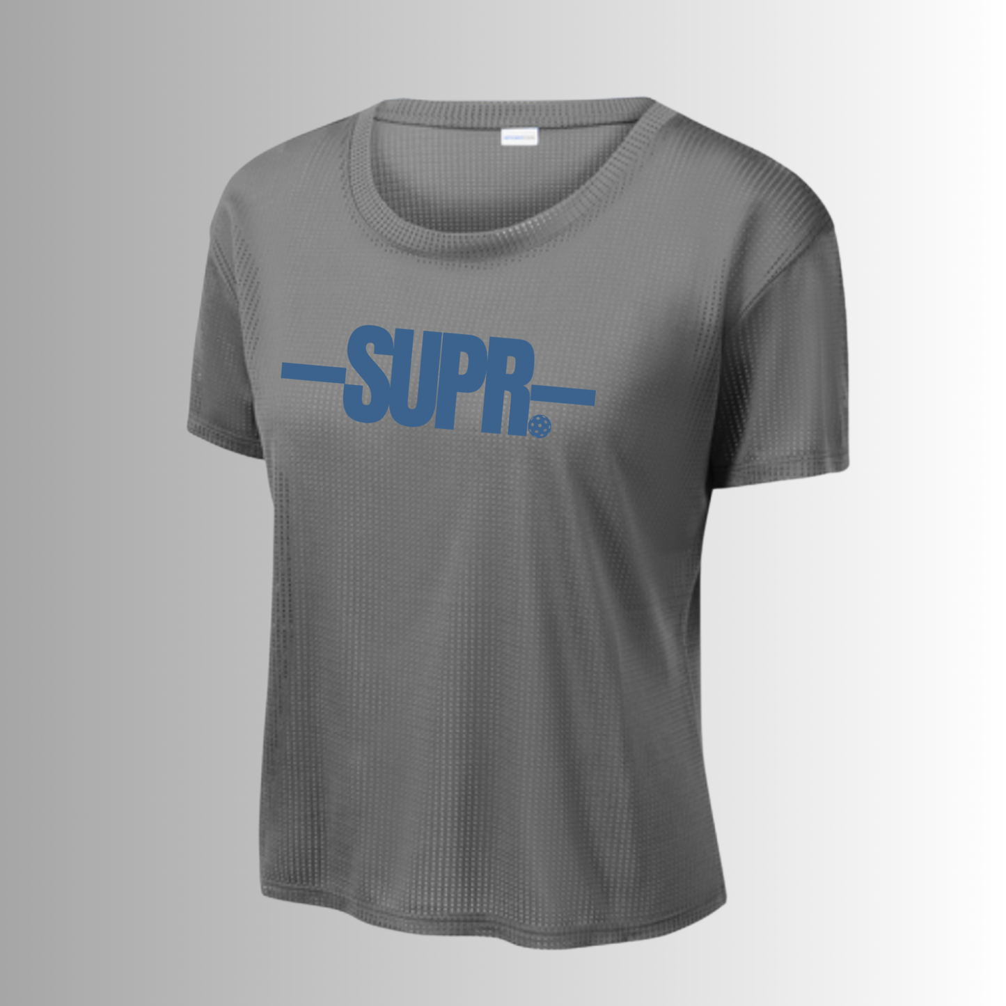 SUPR Sport-Tek® Women's PosiCharge® Draft Crop Tee