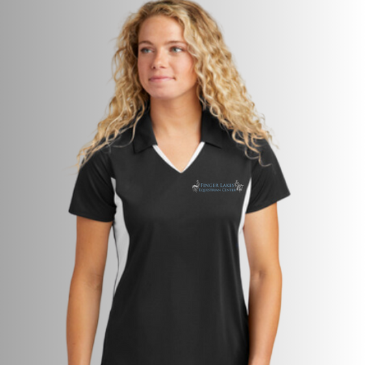 FLEC Women's Sport-Tek® Side Blocked Micropique Sport-Wick® Polo