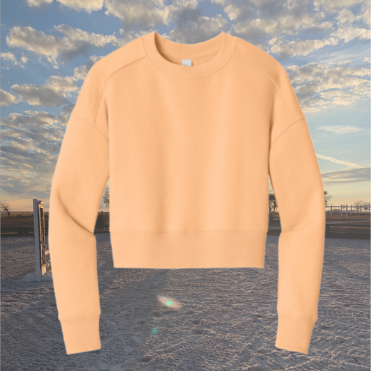 *FLASH SALE District® Women’s Perfect Weight® Fleece Cropped Crew