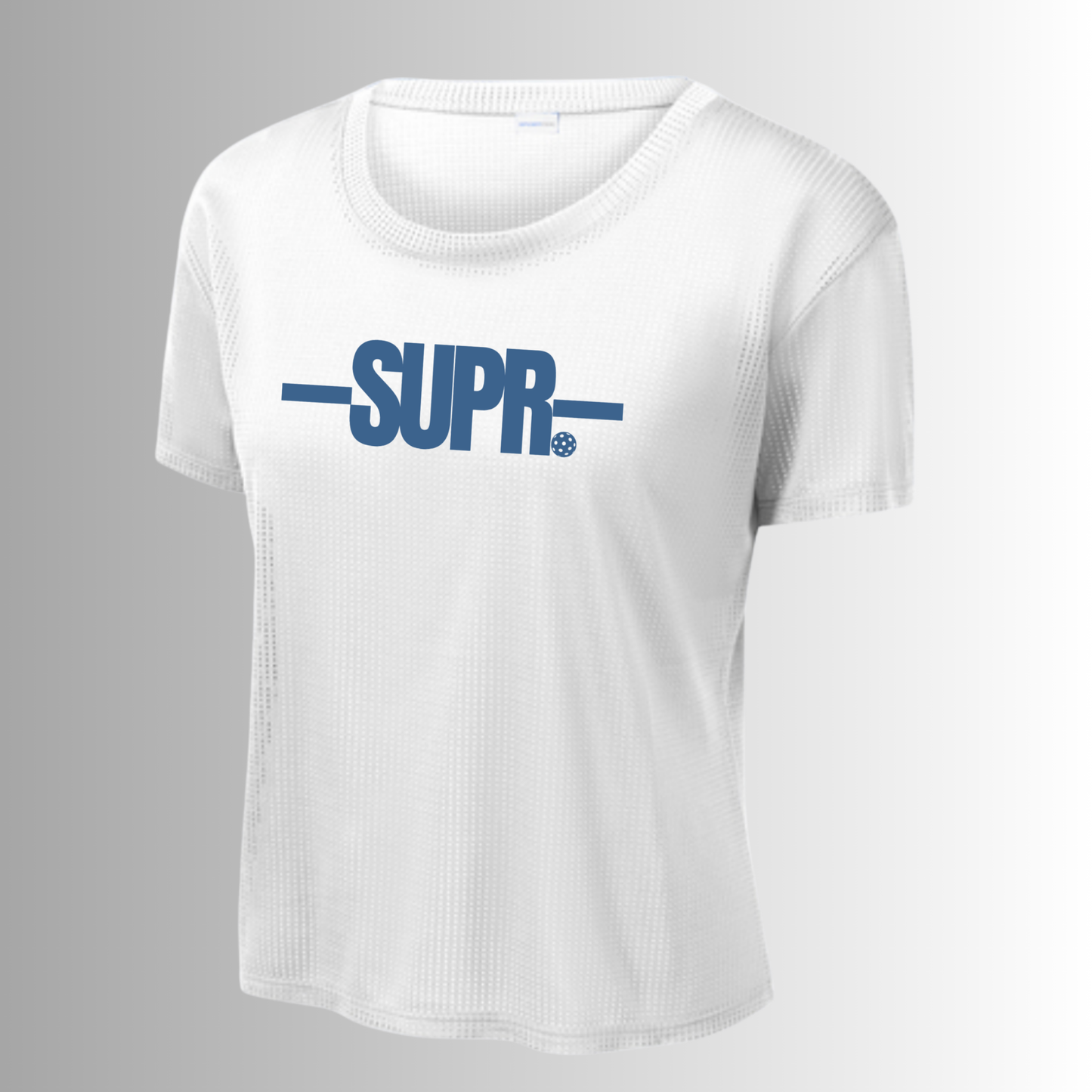 SUPR Sport-Tek® Women's PosiCharge® Draft Crop Tee