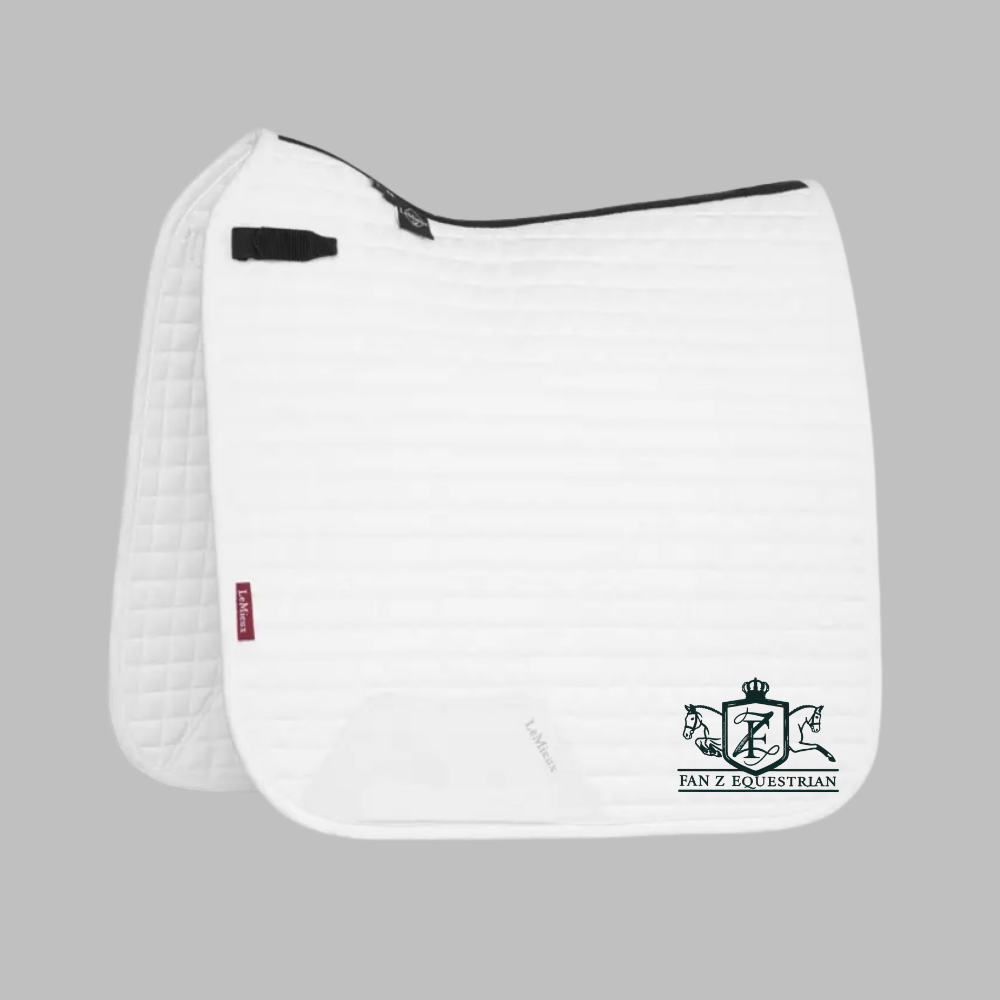 Fan Z LeMieux® Suede Dressage Saddle Pad
