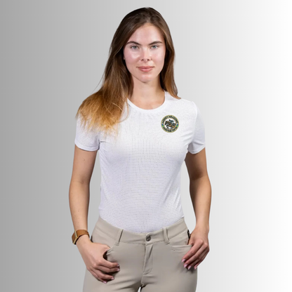 Aubrey Meadows Equisite Hallie Perforated Shirt