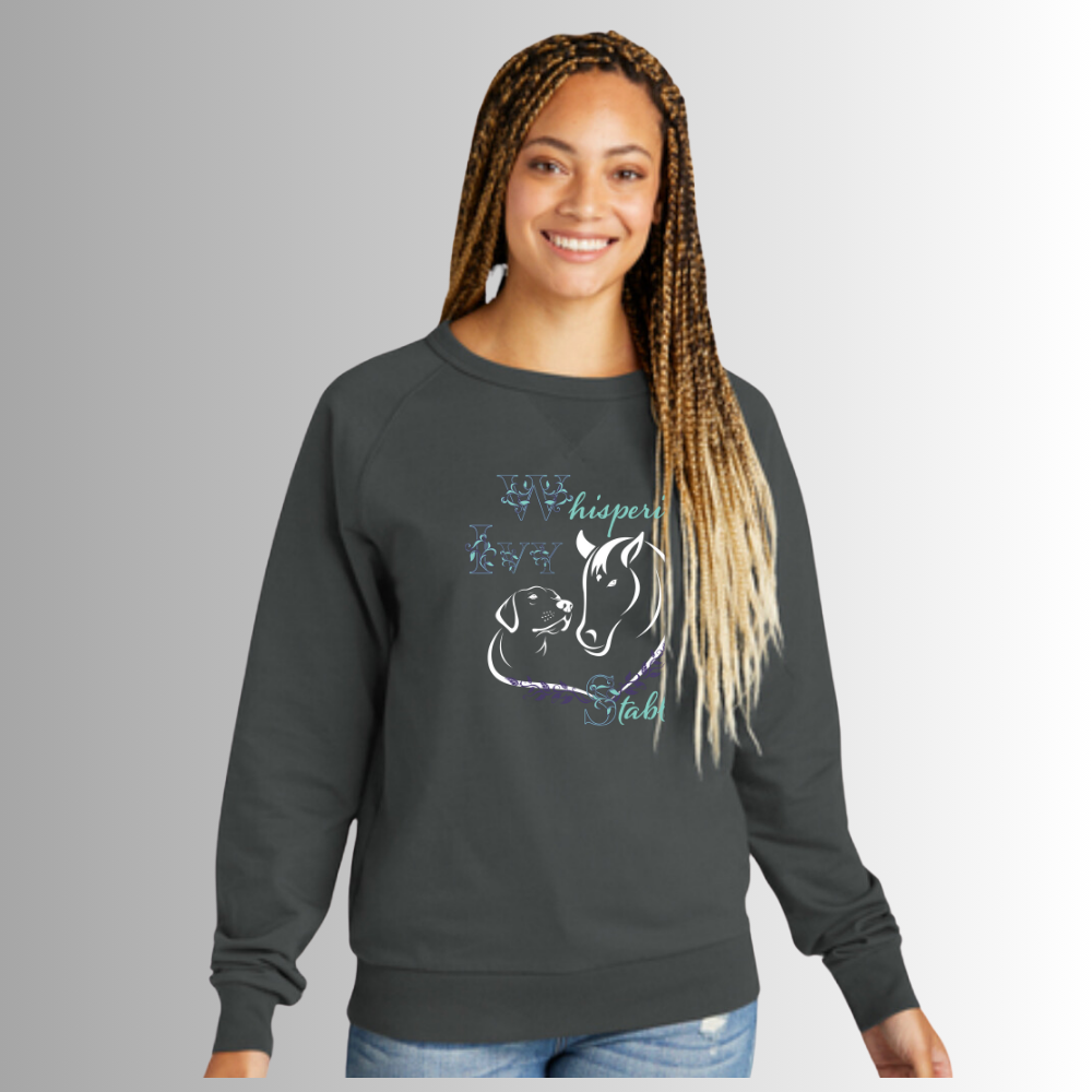 Whispering Ivy Allmade® Unisex Organic French Terry Crewneck Sweatshirt