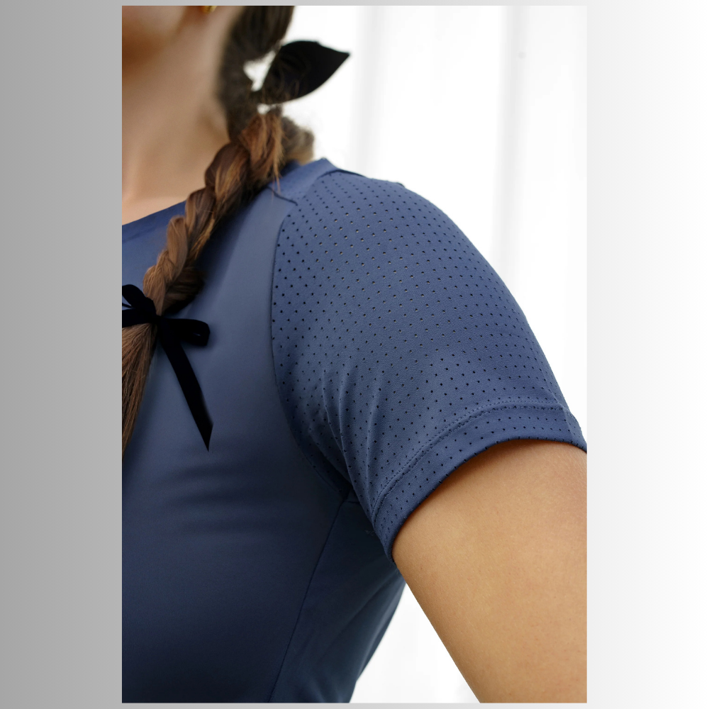 Aubrey Meadows HCL Maddy Perforated Tech Tee