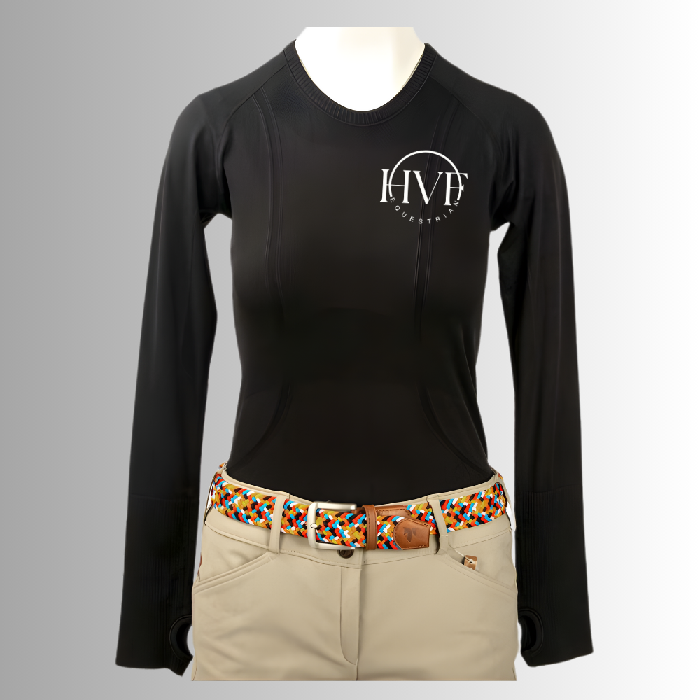 HVF Women's Seamless Long Sleeve Athletic Top
