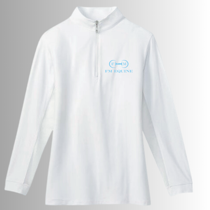 FM Equine Tailored Sportsman IceFil 1/4 Zip Long Sleeve Sunshirt