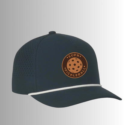 SUPR Outdoor Cap OC551PF Perforated Performance 5-Panel Hat with Cord