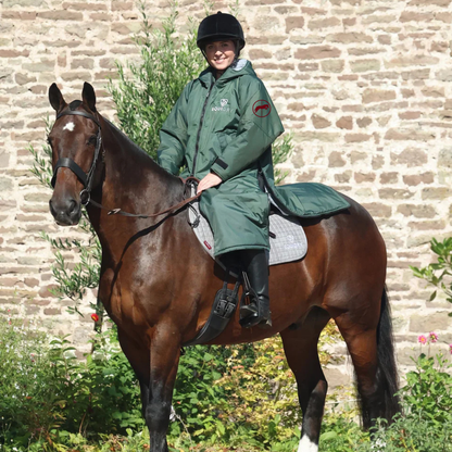 BRF Equidry Original Women's | Thick Fleece | Black Forest Green/Grey