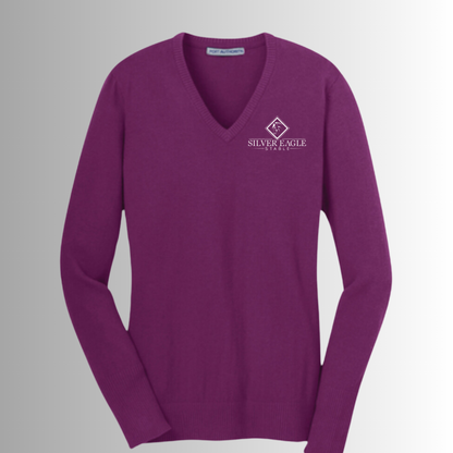 Silver Eagle Women's V-Neck Sweater