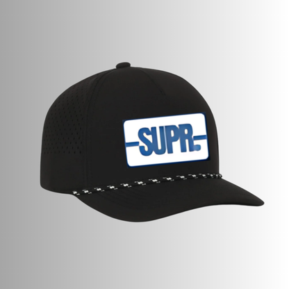 SUPR Outdoor Cap OC551PF Perforated Performance 5-Panel Hat with Cord