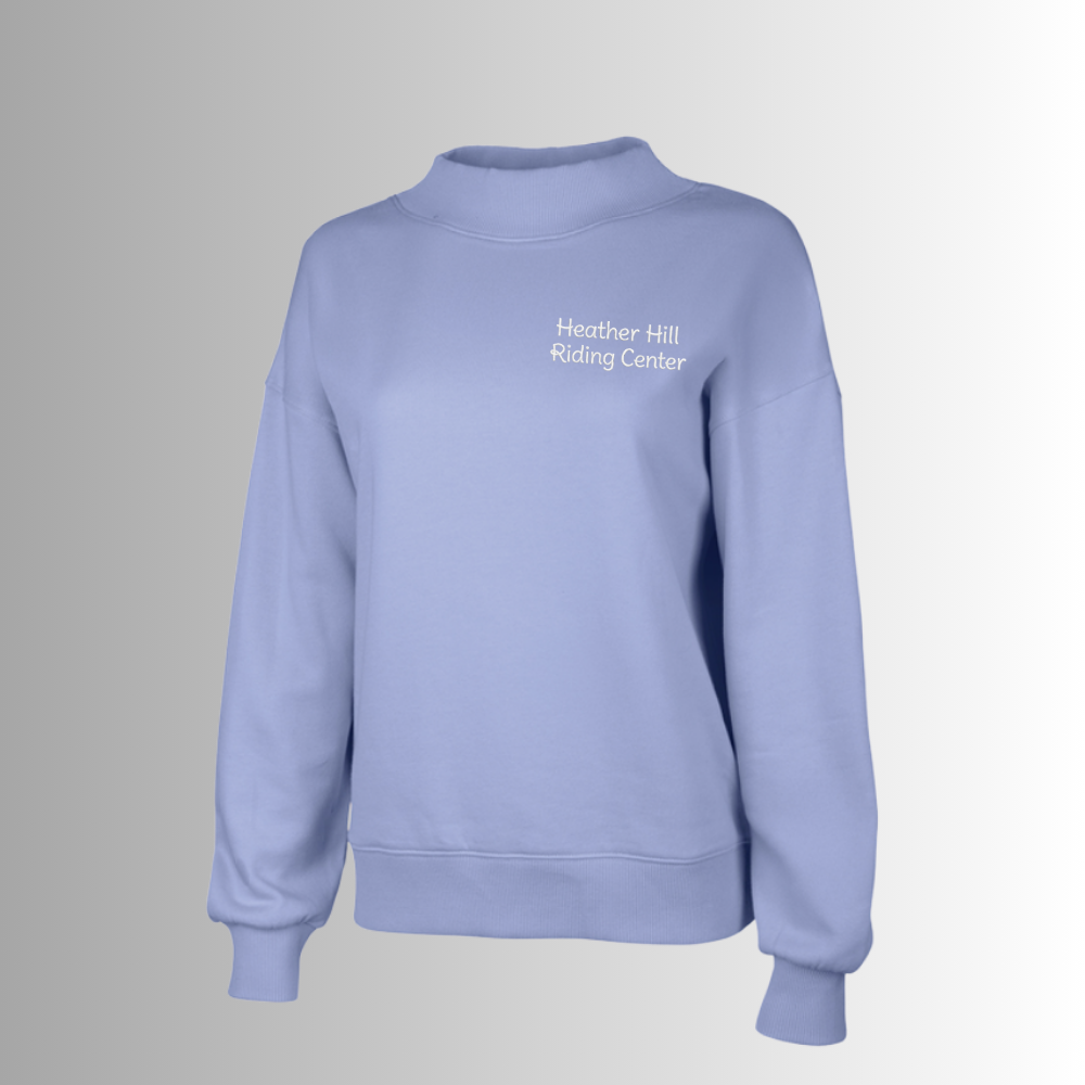 HHRC Women's Charles River Willow Mock-Neck Sweatshirt