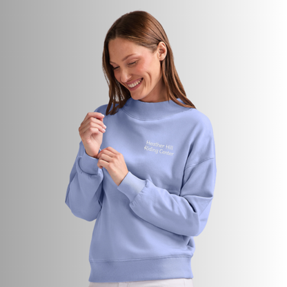 HHRC Women's Charles River Willow Mock-Neck Sweatshirt