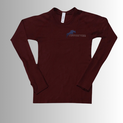 CpF Women's Seamless Long Sleeve Athletic Top