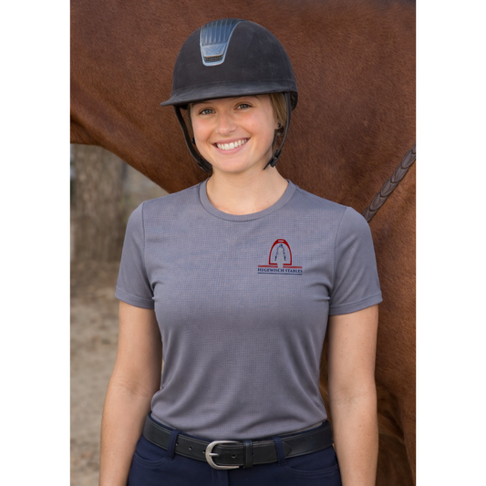 HWS Equisite Hallie Perforated Shirt