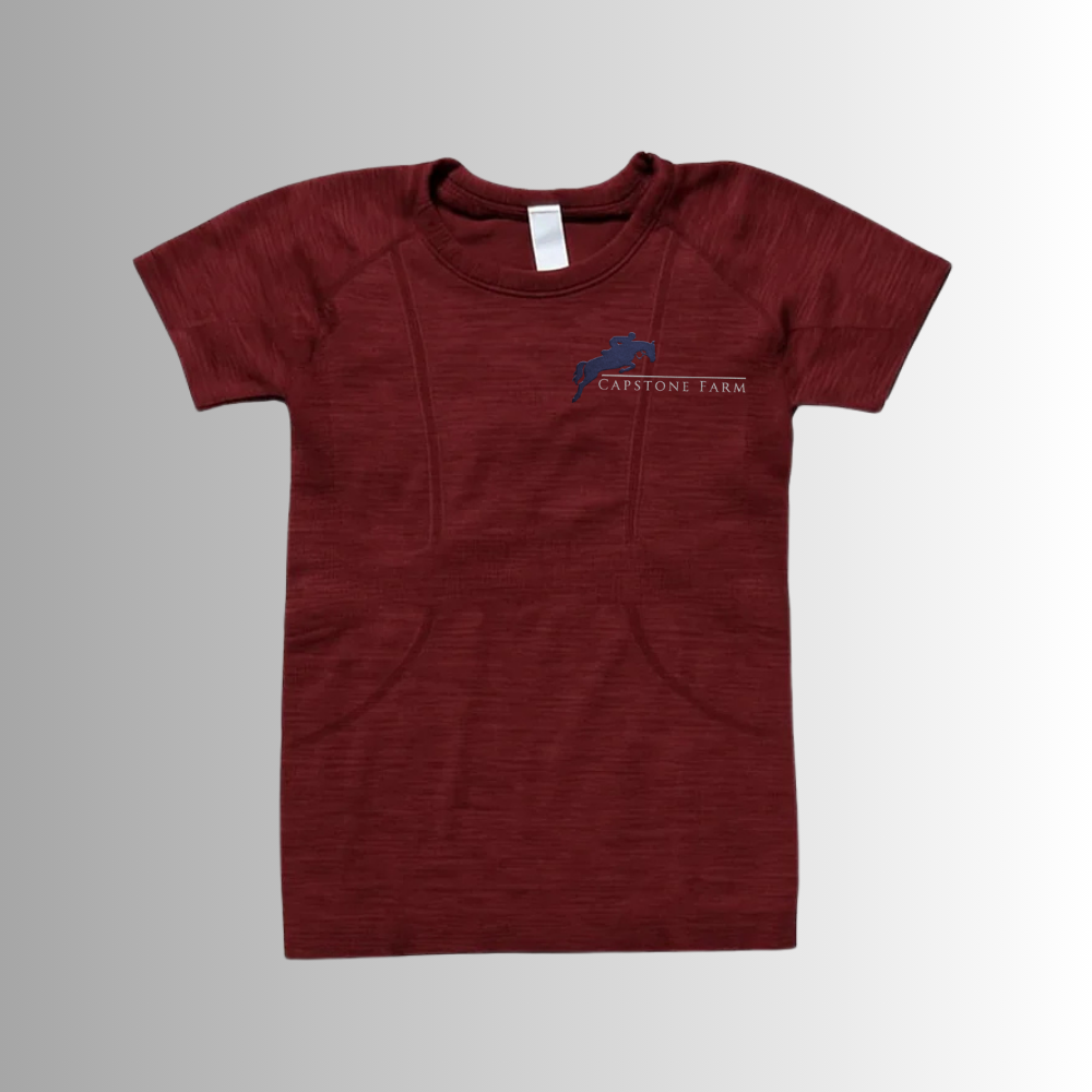 CpF Women's Seamless Short Sleeve Athletic Top