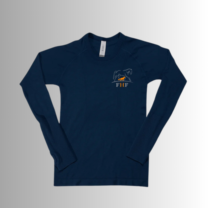 FHF Women's Seamless Long Sleeve Athletic Top
