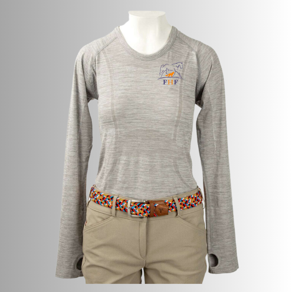 FHF Women's Seamless Long Sleeve Athletic Top