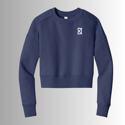 KDE Women’s Perfect Weight® Fleece Cropped Crew