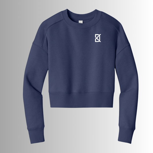 KDE Women’s Perfect Weight® Fleece Cropped Crew