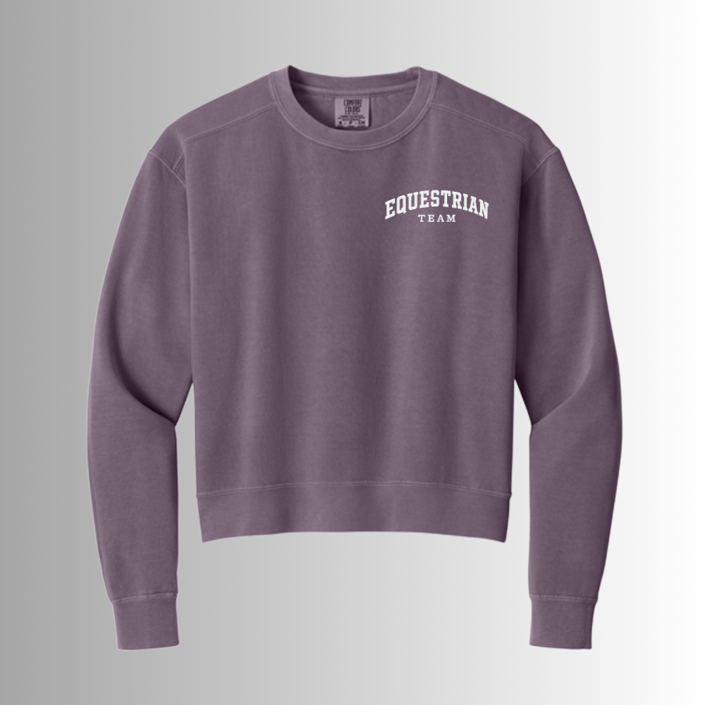 TCU Fans Comfort Colors® Women’s Mid-Length Crewneck Sweatshirt