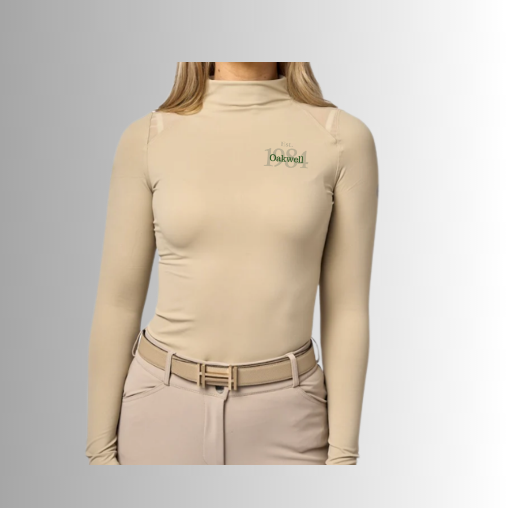 Oakwell TKEQ 'CHLOE' High Collar Technical Top