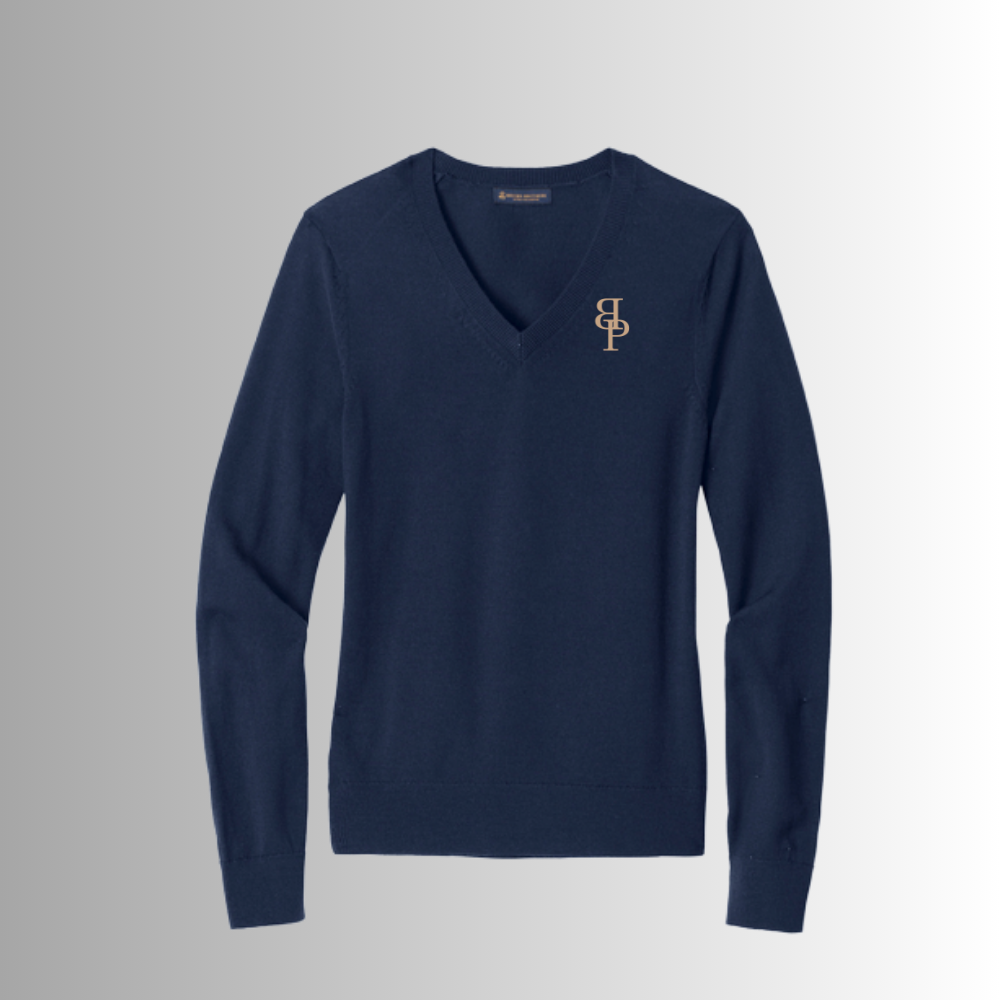 Brookside Pine Brooks Brothers ® Women’s Washable Merino V-Neck Sweater