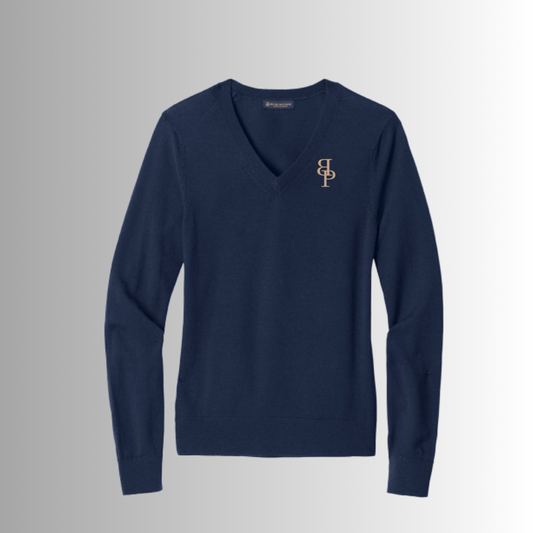 Brookside Pine Brooks Brothers ® Women’s Washable Merino V-Neck Sweater