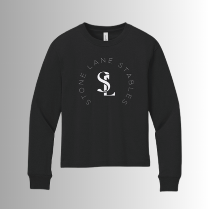 Stone Lane BELLA+CANVAS® Youth 6-Ounce Heavyweight Long Sleeve Tee