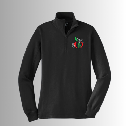 Circle Nursery School Women's 1/4 Zip Pullover Sweatshirt