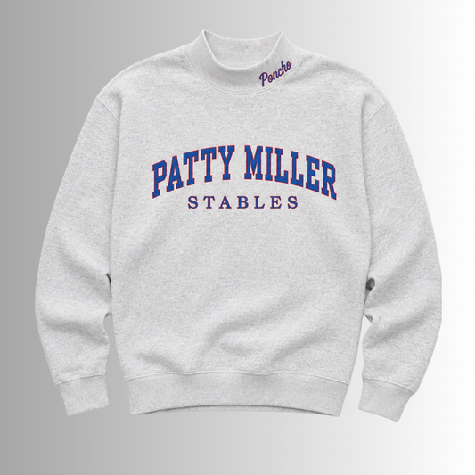 Patty Miller Mock Neck Collegiate Sweatshirt