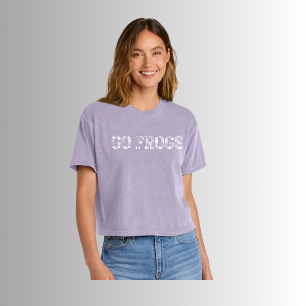 TCU Fans Comfort Colors® Women’s Boxy Tee