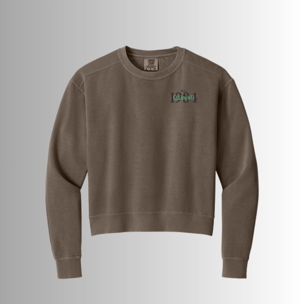 Oakwell Comfort Colors® Women’s Mid-Length Crewneck Sweatshirt