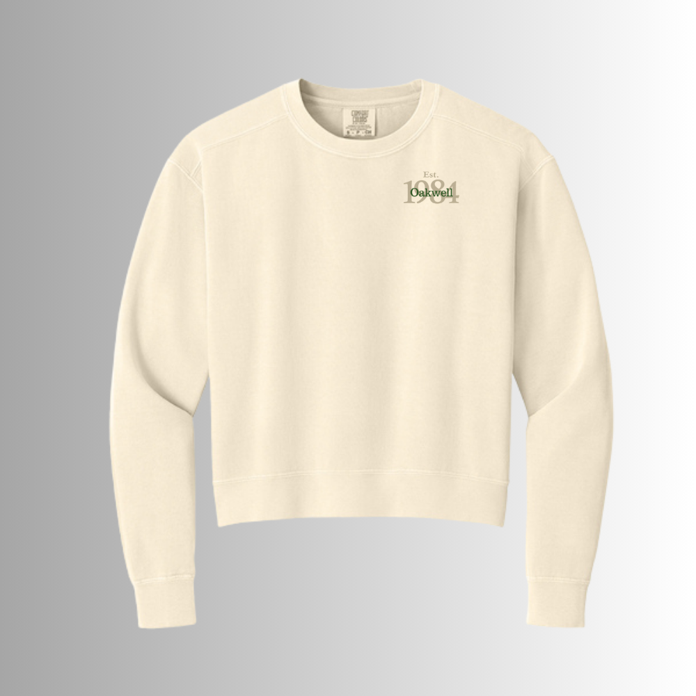 Oakwell Comfort Colors® Women’s Mid-Length Crewneck Sweatshirt