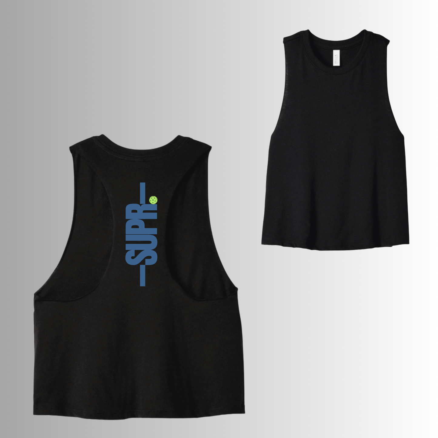 SUPR Women’s Racerback Cropped Tank