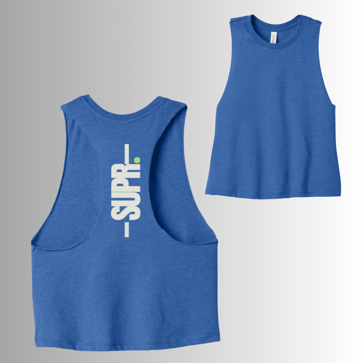 SUPR Women’s Racerback Cropped Tank