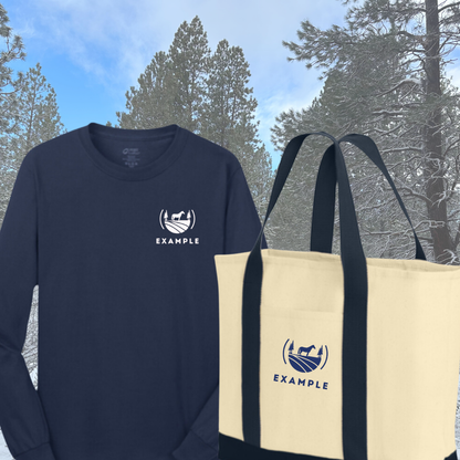 Equiclient Holiday Gifts: Package 4: Shirt & Tote