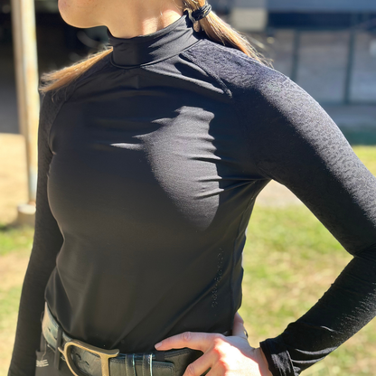 Coraggio 70Degrees Mock Neck Shirt