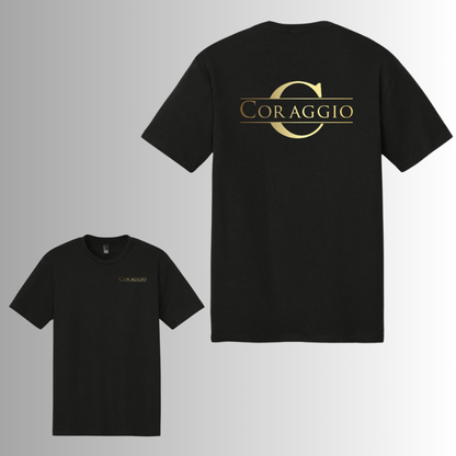Coraggio Unisex Adult Short Sleeve T-Shirt