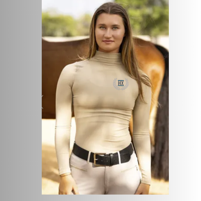 Hickox TKEQ 'CHLOE' High Collar Technical Top