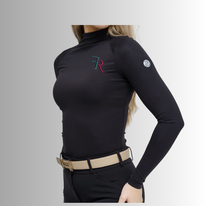 Redwood TKEQ 'CHLOE' High Collar Technical Top