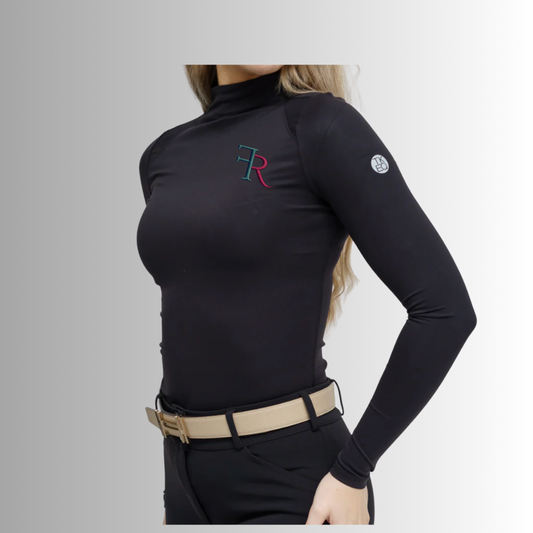 Redwood TKEQ 'CHLOE' High Collar Technical Top