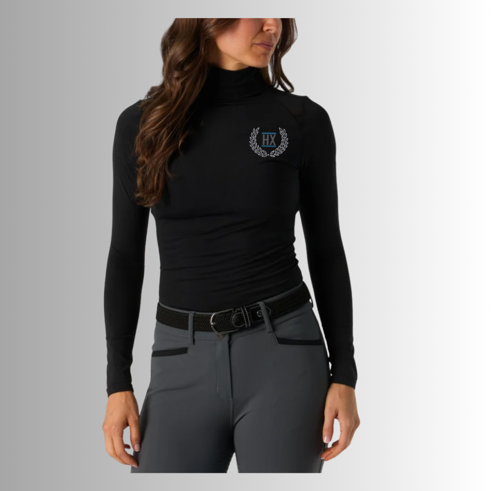 Hickox TKEQ 'CHLOE' High Collar Technical Top