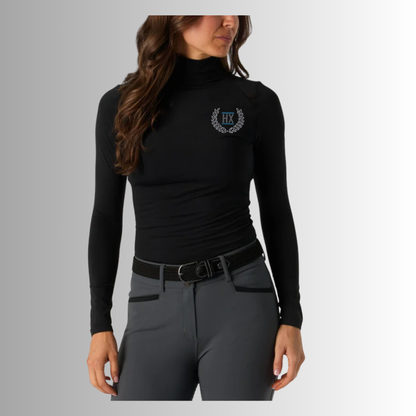 Hickox TKEQ 'CHLOE' High Collar Technical Top